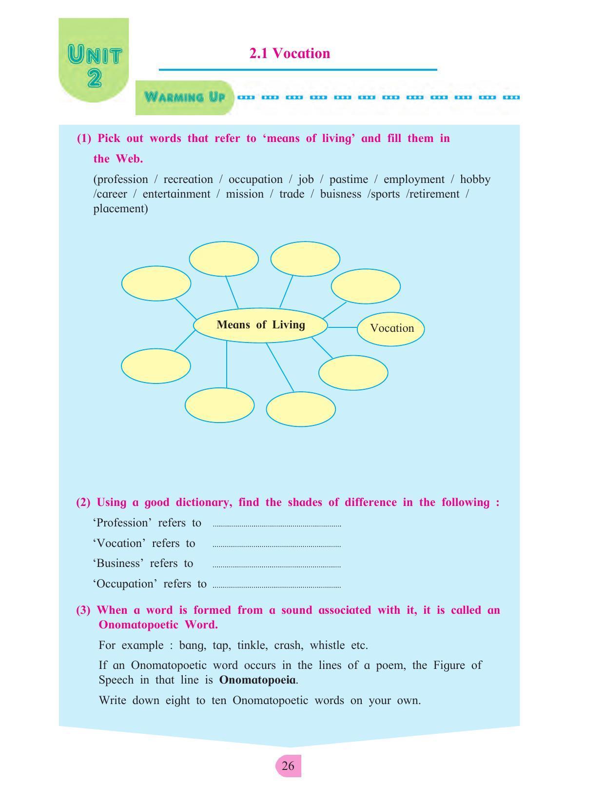 Maharashtra Board Class 8 English Textbook - Page 36