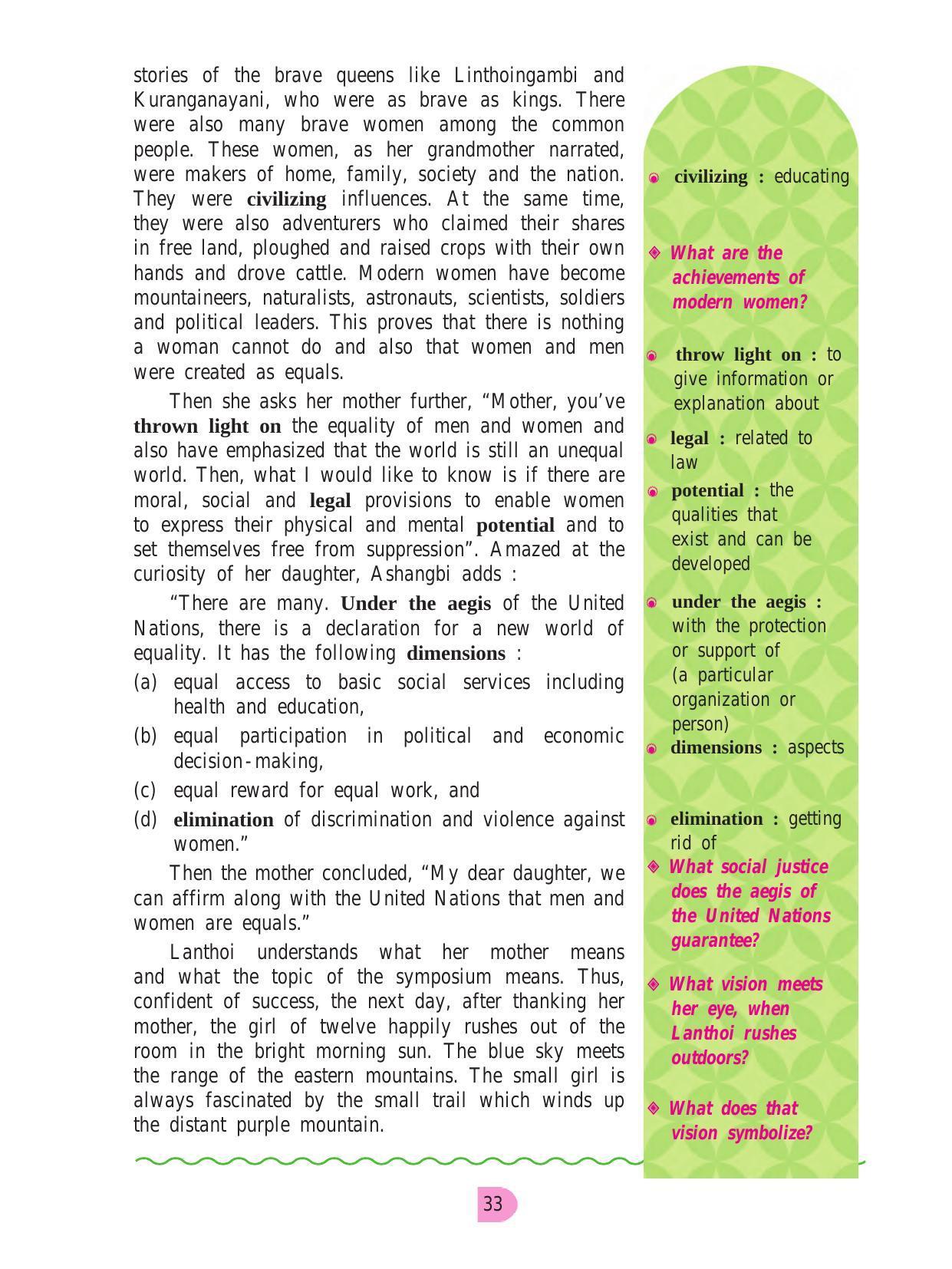 Maharashtra Board Class 8 English Textbook - Page 43