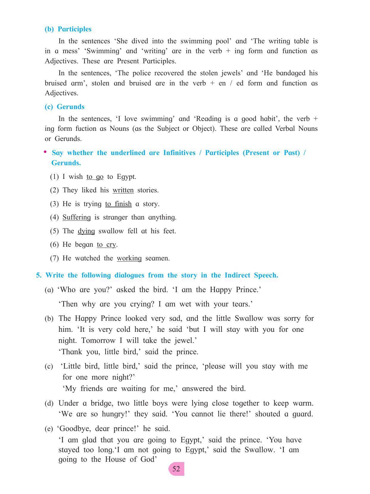 Maharashtra Board Class 8 English Textbook - Page 62