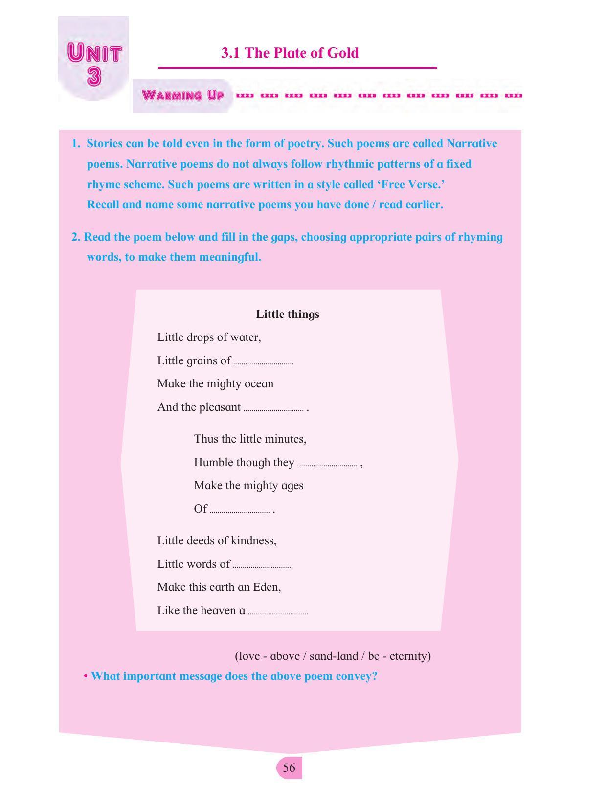 Maharashtra Board Class 8 English Textbook - Page 66
