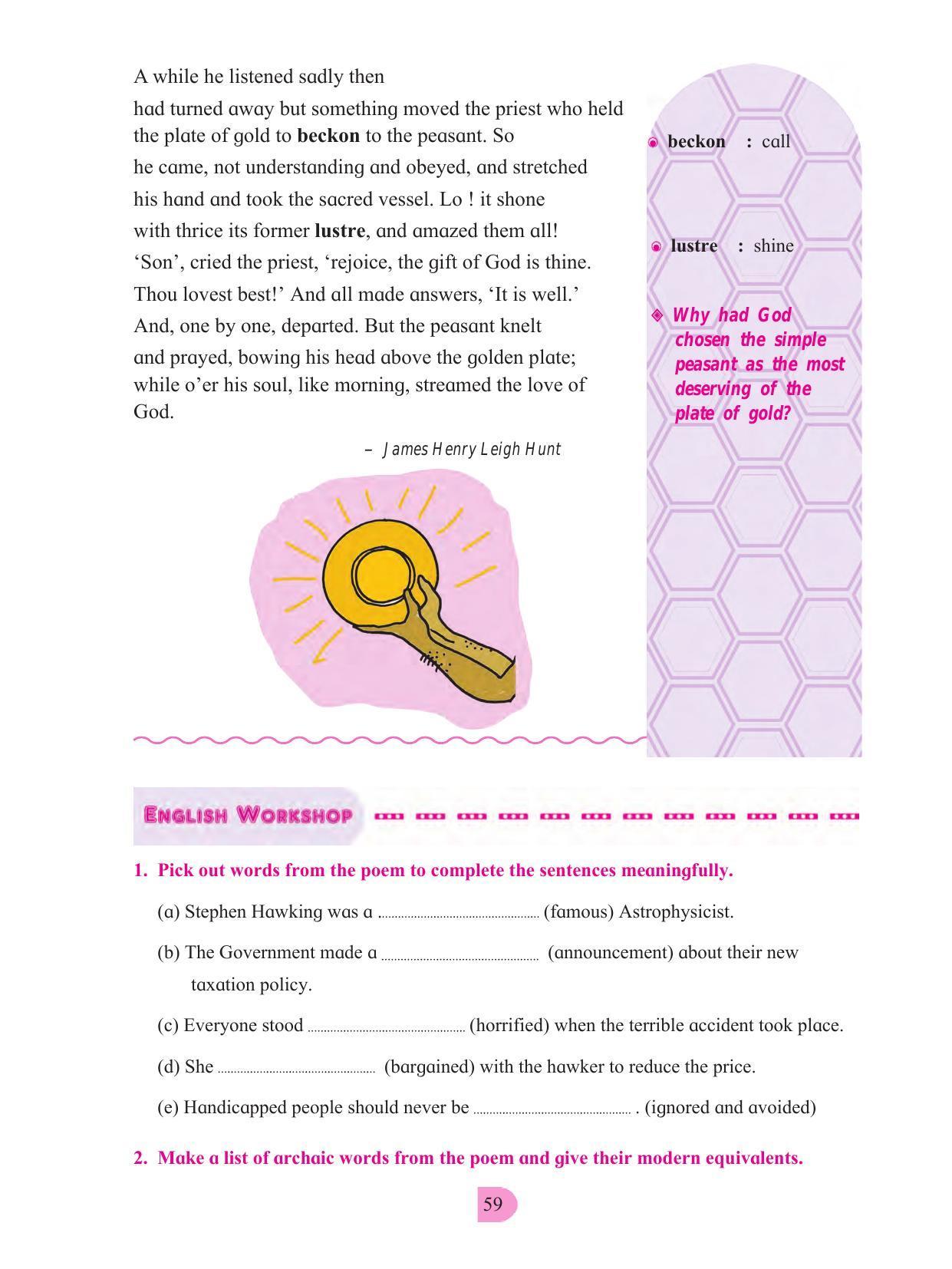 Maharashtra Board Class 8 English Textbook - Page 69