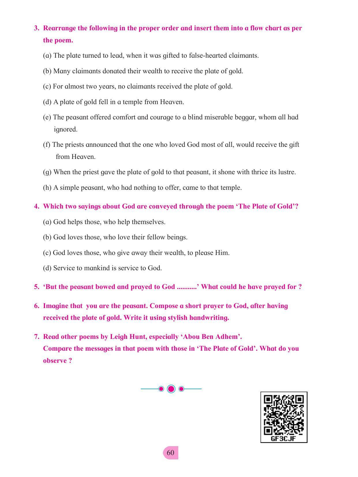 Maharashtra Board Class 8 English Textbook - Page 70