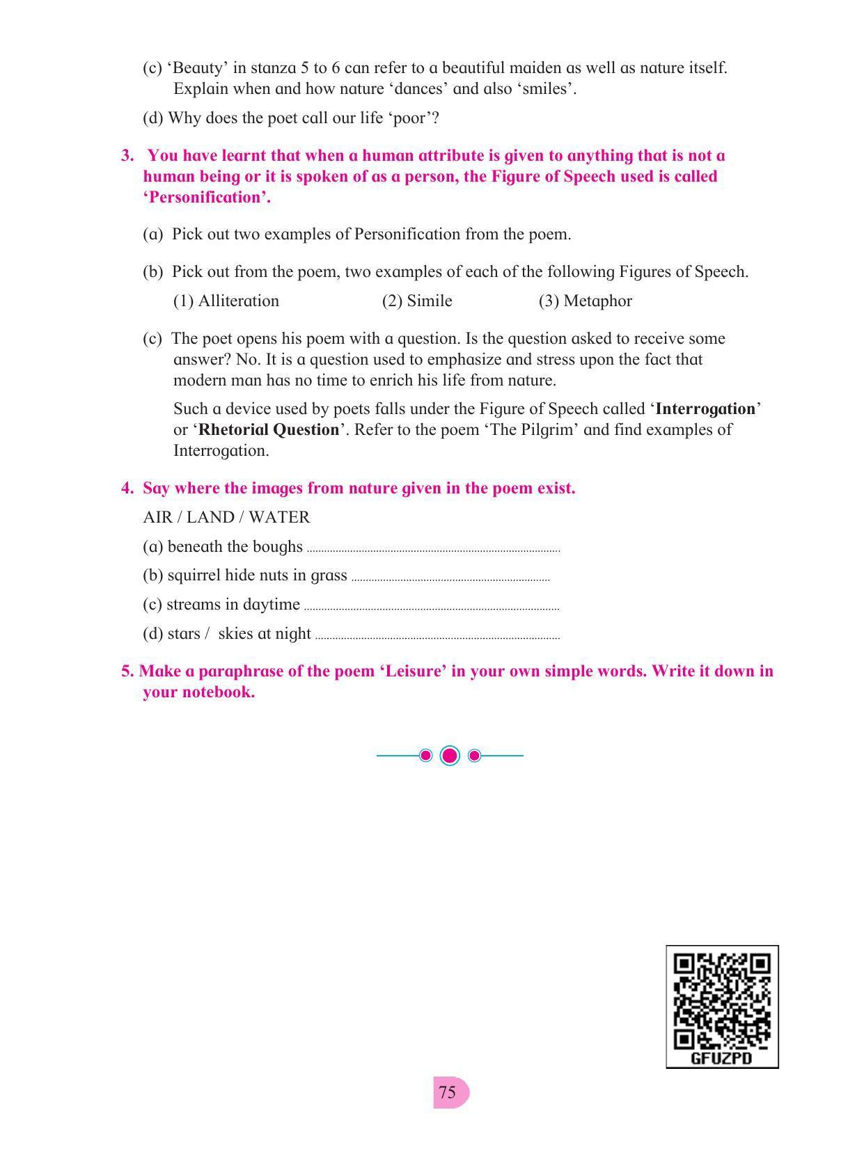 Maharashtra Board Class 8 English Textbook - Page 85