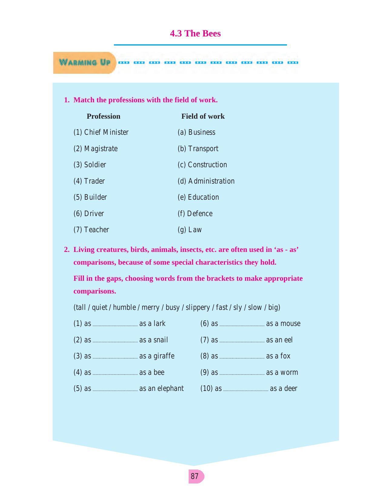 Maharashtra Board Class 8 English Textbook - Page 97