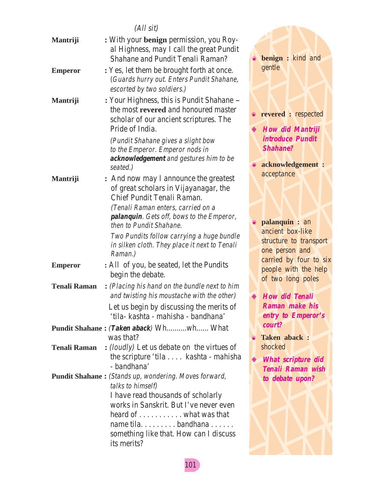 Maharashtra Board Class 8 English Textbook - Page 111