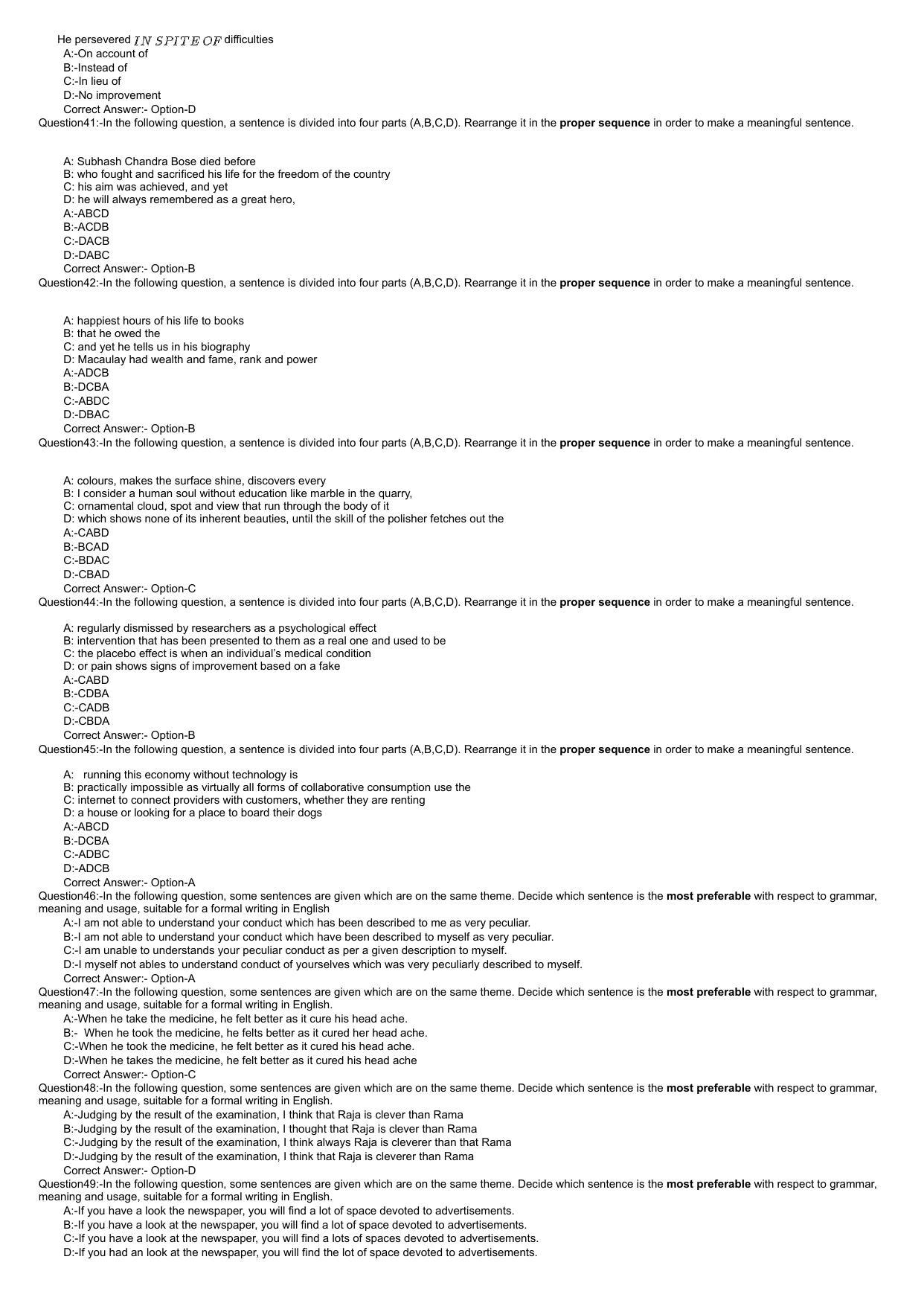 KMAT Question Papers with Answer key - Feb 2023 - Page 8