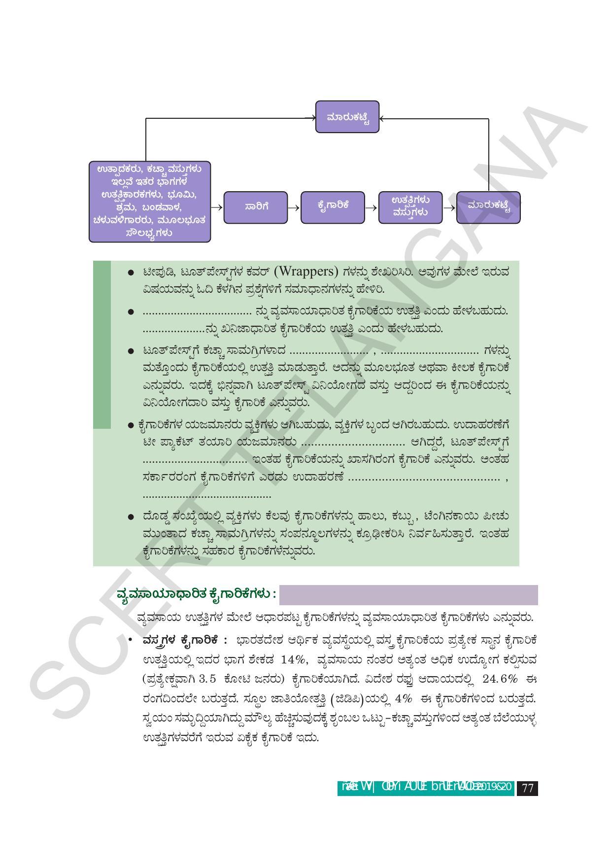 TS SCERT Class 9 Social Science (Kannada Medium) Text Book - Page 89
