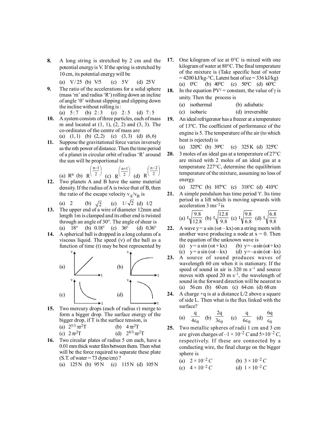 BITSAT 2010 Question Paper - Page 2