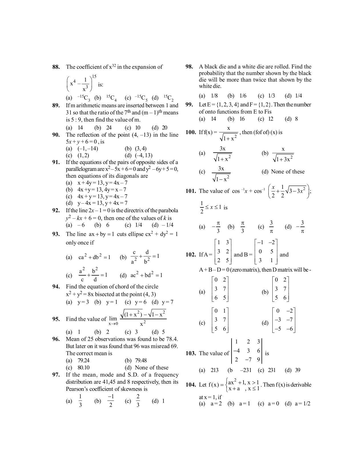BITSAT 2010 Question Paper - Page 7