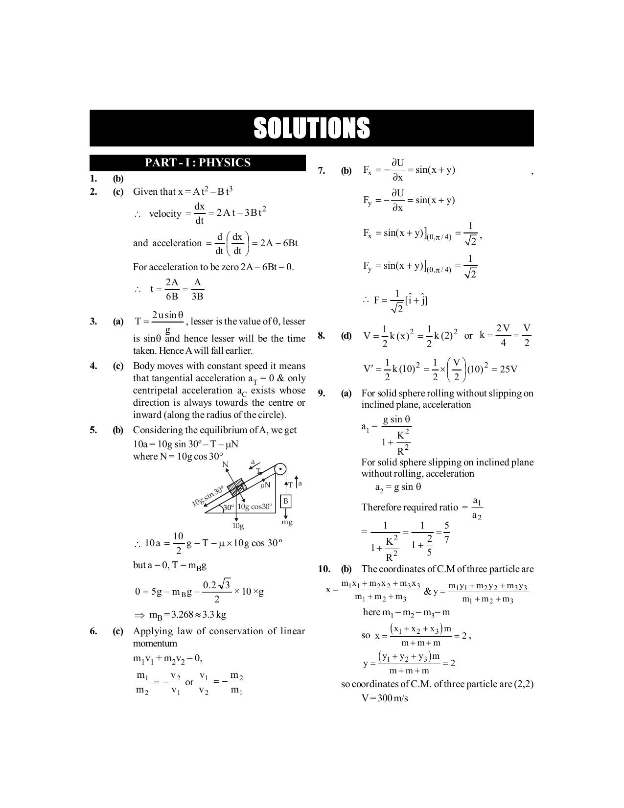 BITSAT 2010 Question Paper - Page 12