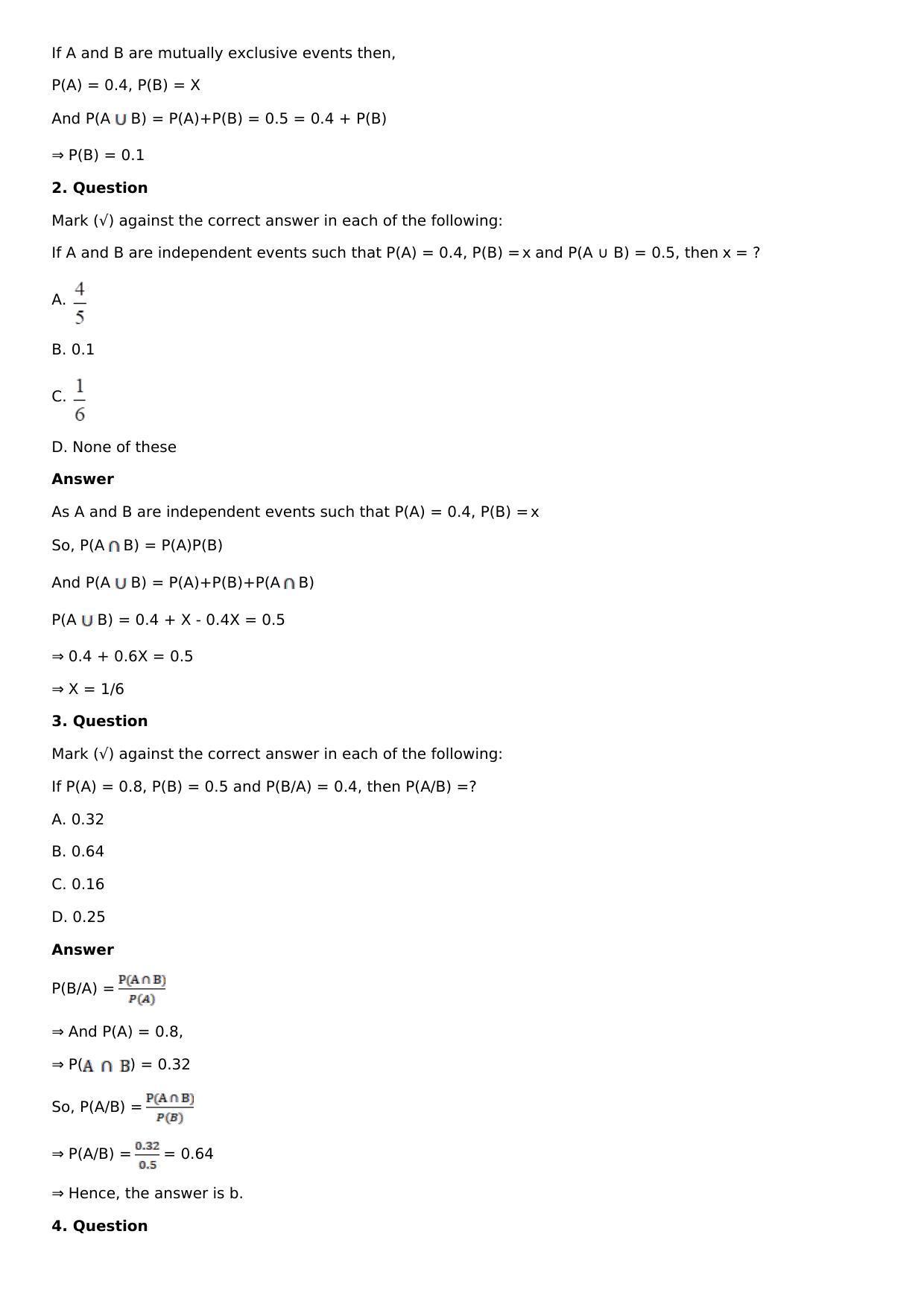Chapter 32: Binomial Distribution Solutions: RS Aggarwal Class 12 Solutions  - Page 18