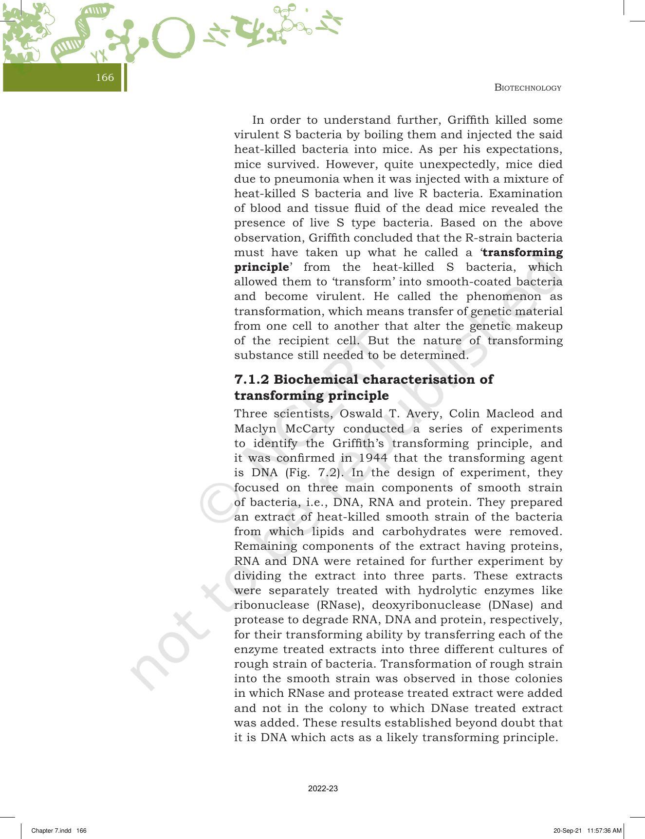 NCERT Book for Class 11 Biotechnology Chapter 7 Basic Processes - Page 3