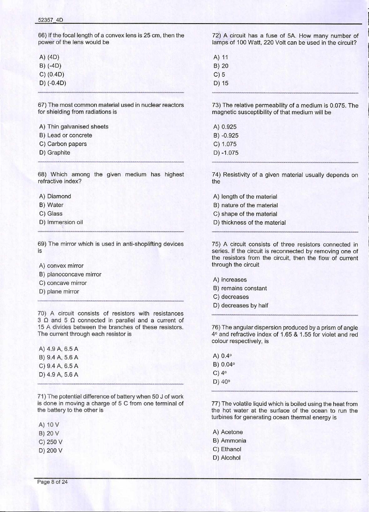 J&K Diploma Polytechnic 2019 Question Paper - Page 8