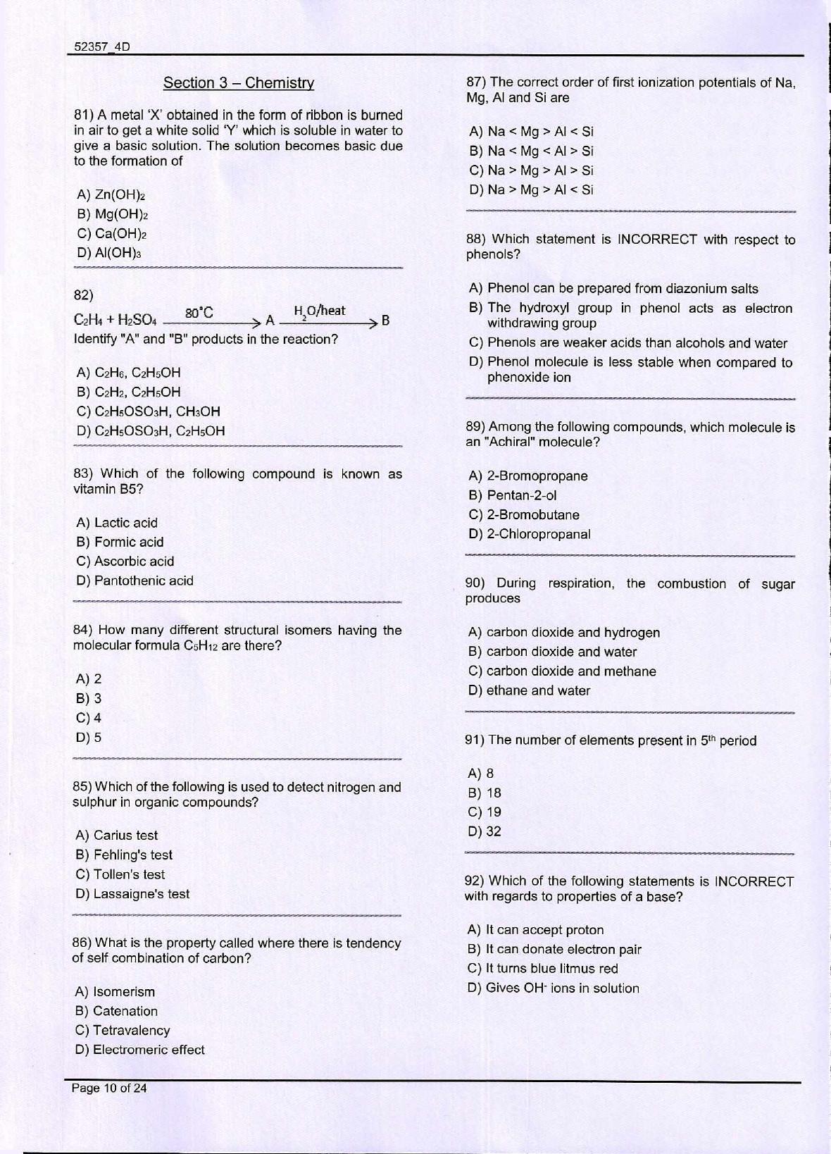 J&K Diploma Polytechnic 2019 Question Paper - Page 10