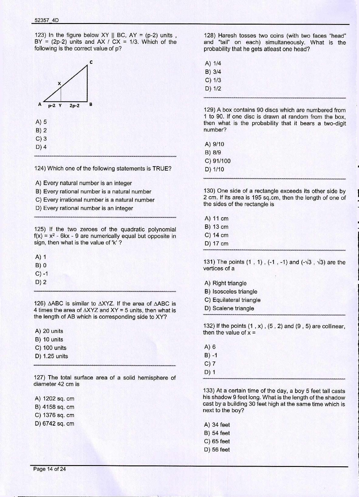 J&K Diploma Polytechnic 2019 Question Paper - Page 14