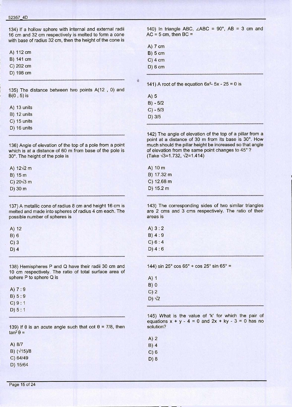 J&K Diploma Polytechnic 2019 Question Paper - Page 15