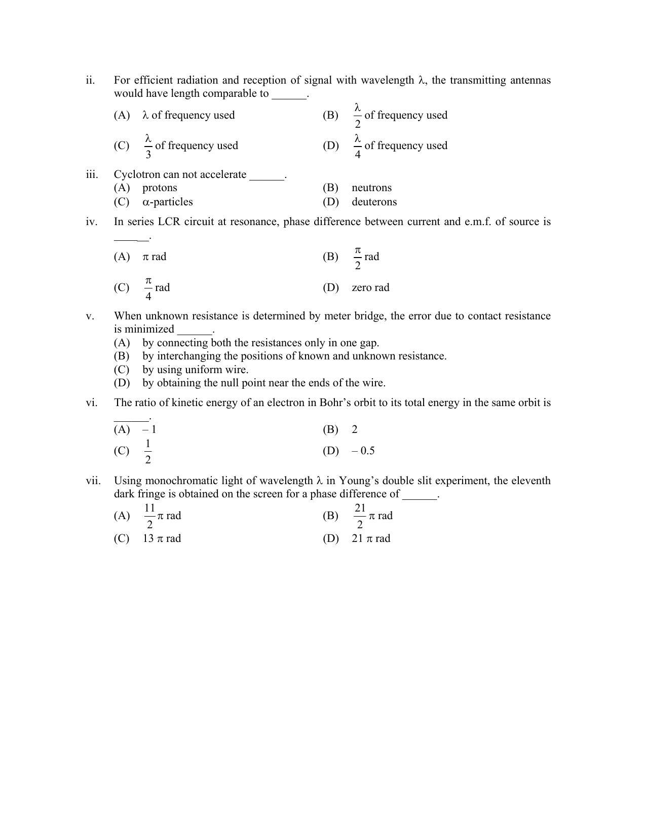 Maharashtra Board HSC Physics 2017 Question Paper - Page 4