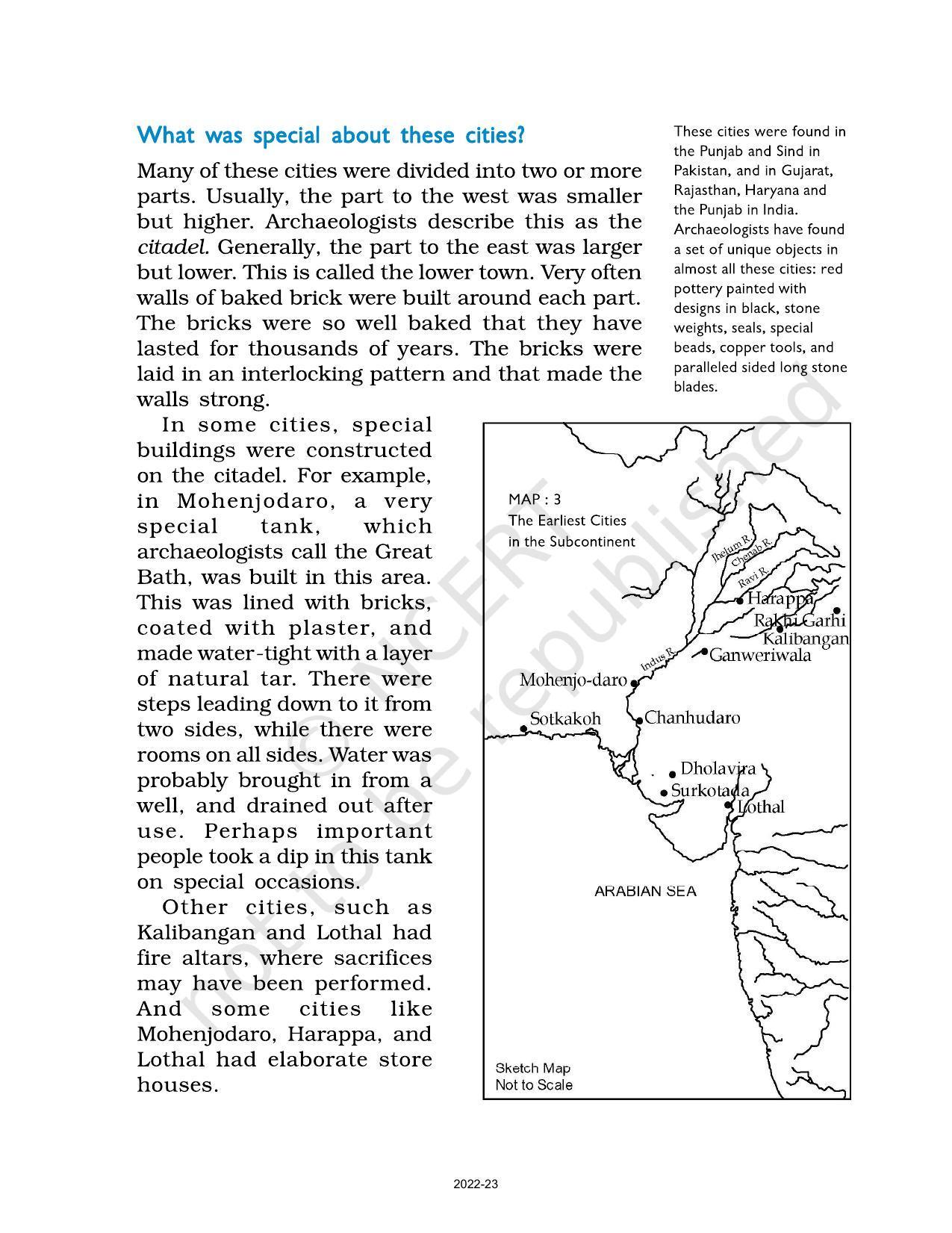NCERT Book for Class 6 Social Science(History) : Chapter 3-In the Earliest Cities - Page 2