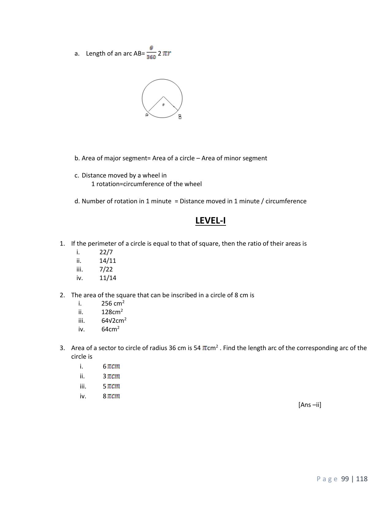 CBSE Worksheets for Class 10 Maths Circles Assignment 6 - Page 2