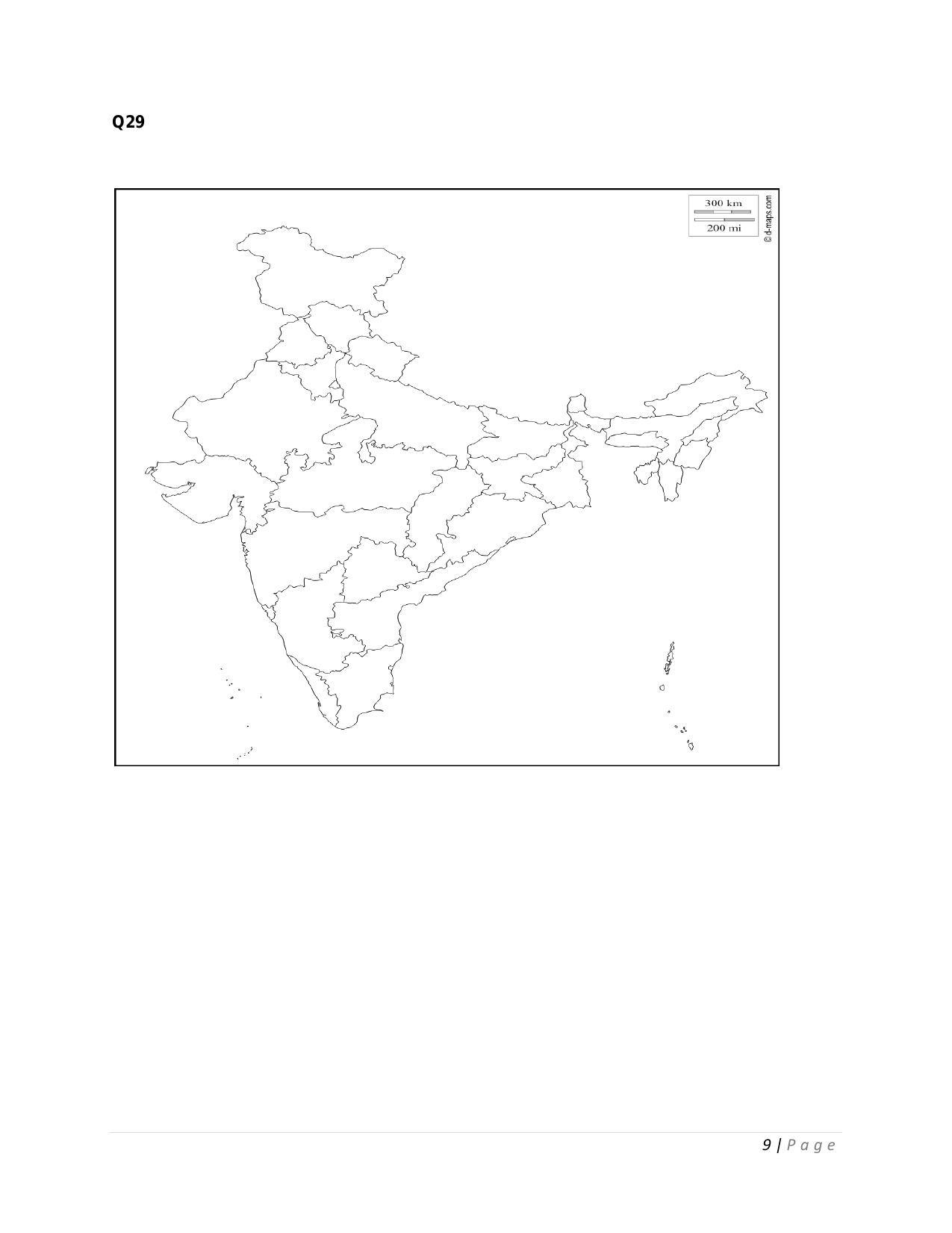 CBSE Class 12 Geography Skill Education-Sample Paper 2019-20 - Page 9