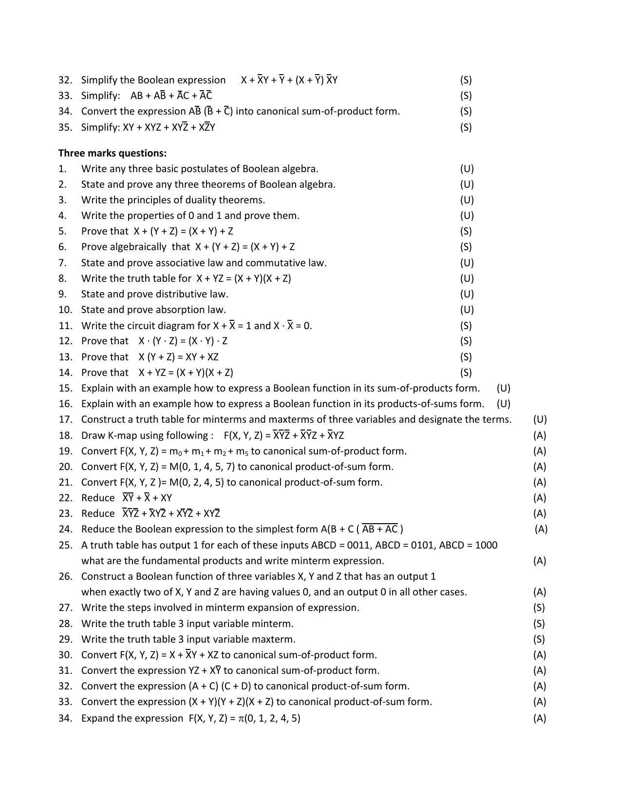Karnataka 2nd PUC Question Bank for Computer Science QB - Page 5