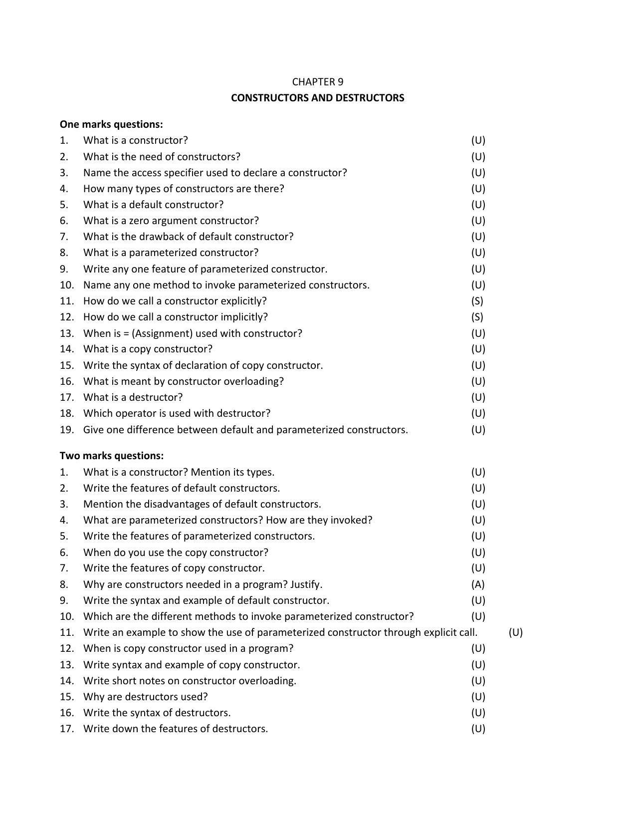 Karnataka 2nd PUC Question Bank for Computer Science QB - Page 19