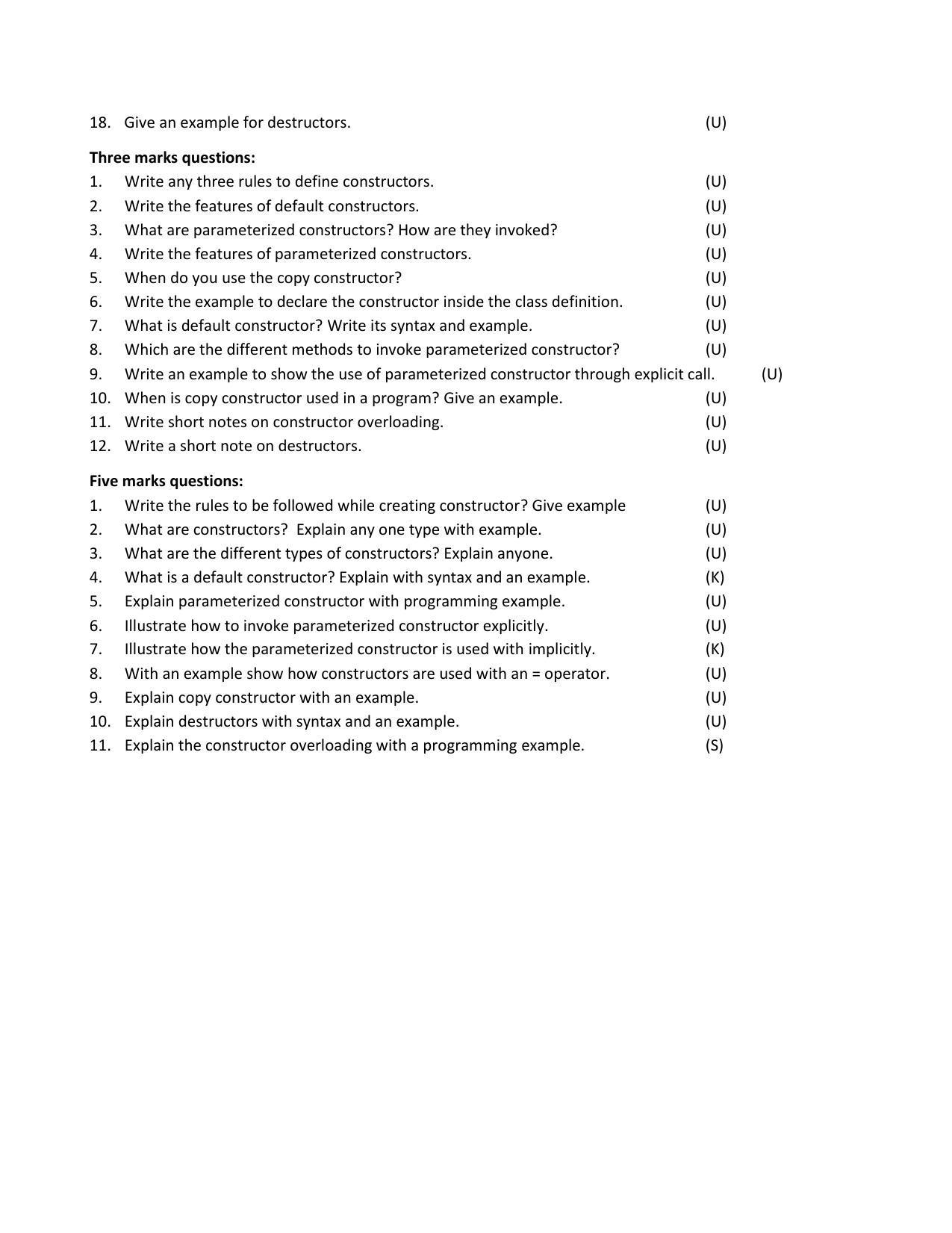 Karnataka 2nd PUC Question Bank for Computer Science QB - Page 20