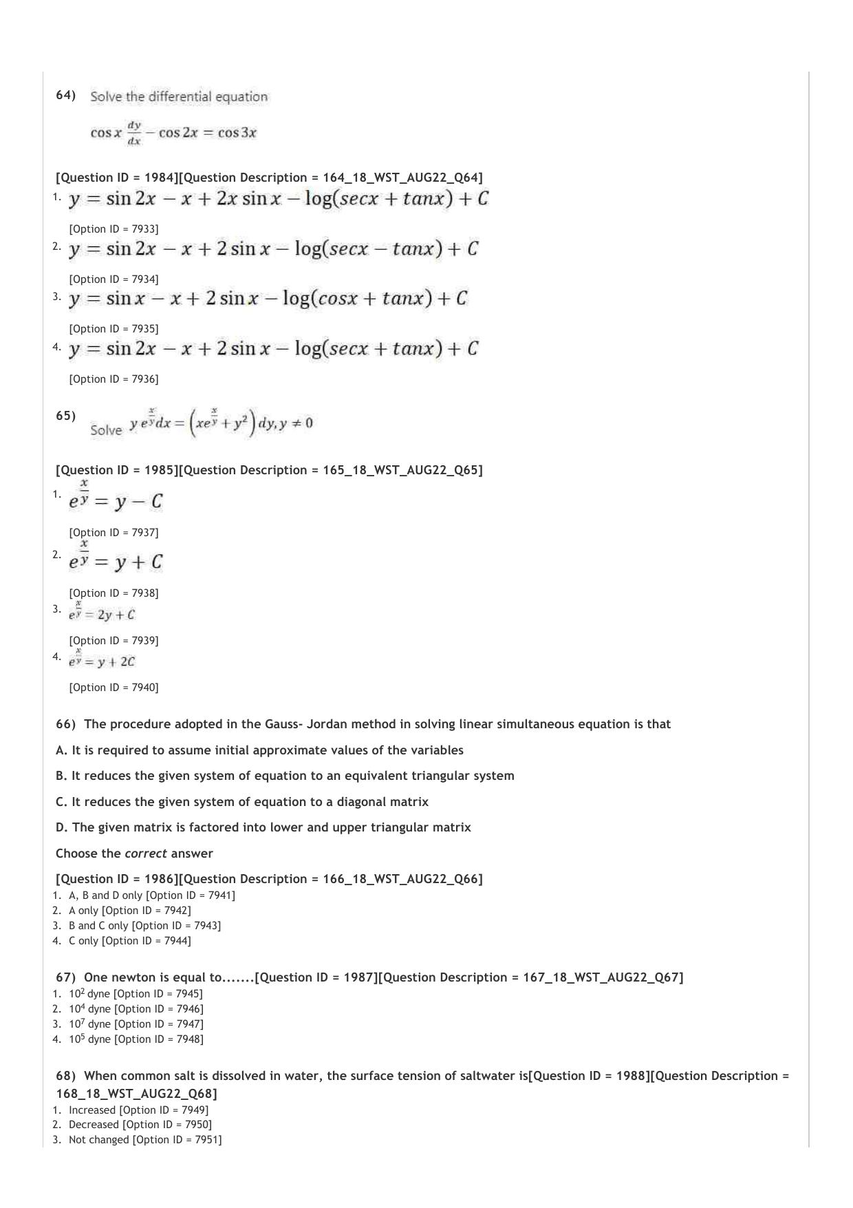 ICAR AIEEA PG 2022 Water Science and Technology Question Paper - Page 13