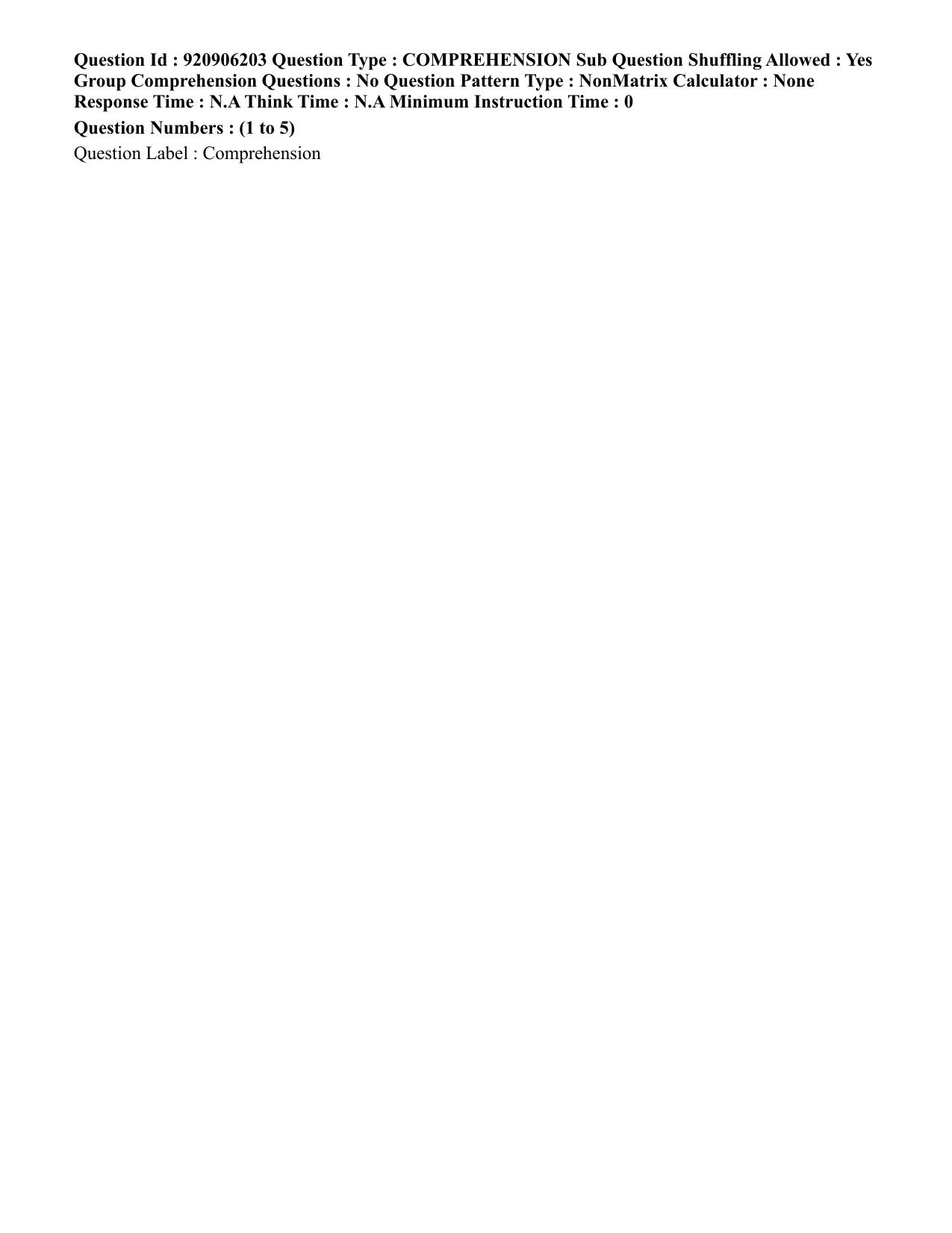 CUET PG 2023: ACQP17 – Rigveda (Eng.)-Shift 1 (06-06-2023) Question Paper - Page 2