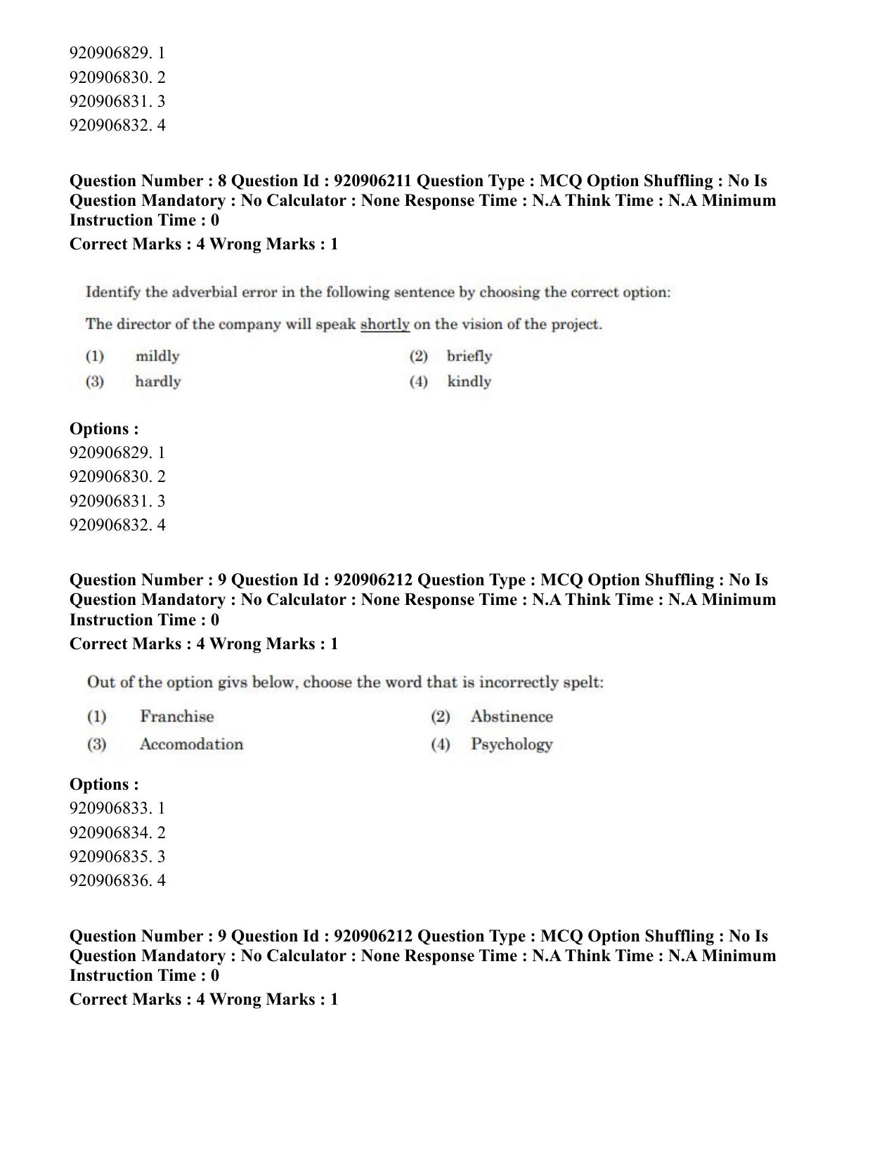 CUET PG 2023: ACQP17 – Rigveda (Eng.)-Shift 1 (06-06-2023) Question Paper - Page 21