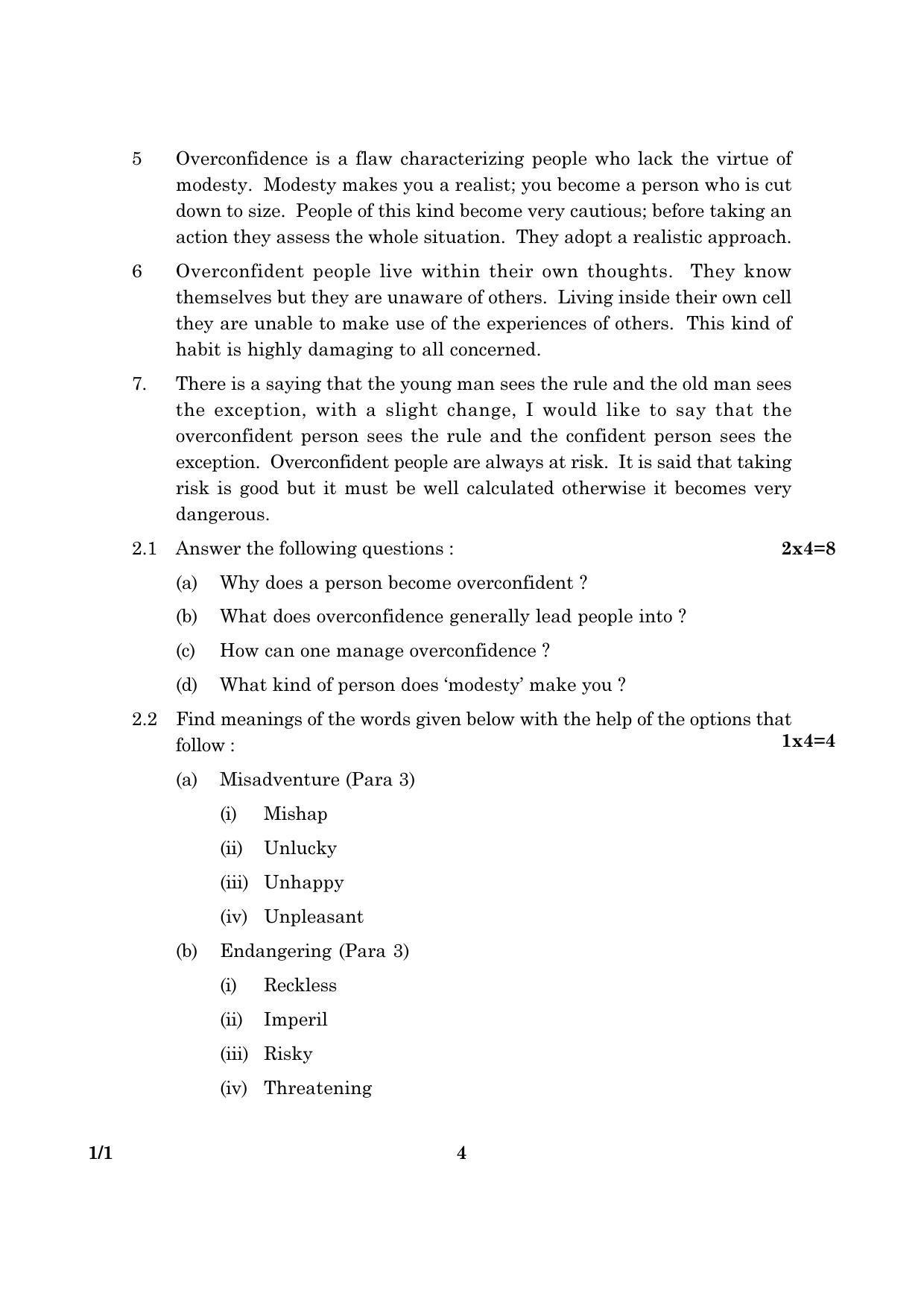 CBSE Class 10 001 Set 1 English Communicative 2016 Question Paper - Page 4