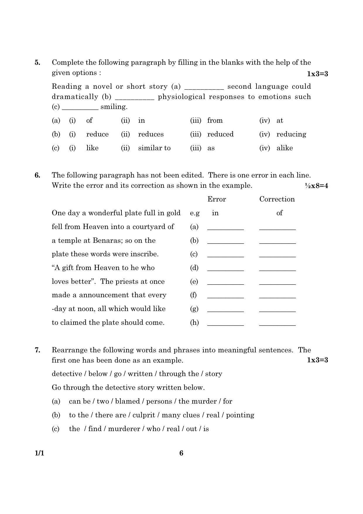 CBSE Class 10 001 Set 1 English Communicative 2016 Question Paper - Page 6