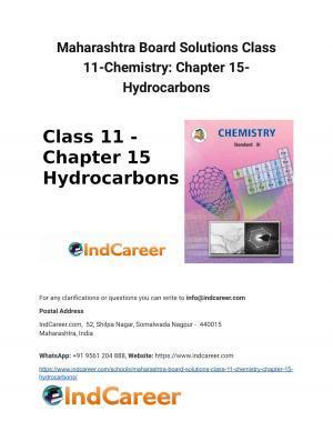 Maharashtra Board Solutions Class 11-Chemistry: Chapter 15- Hydrocarbons