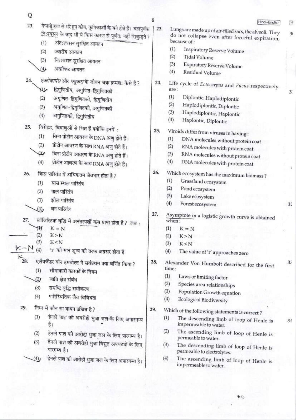 NEET Code Q 2017 Question Paper - Page 5