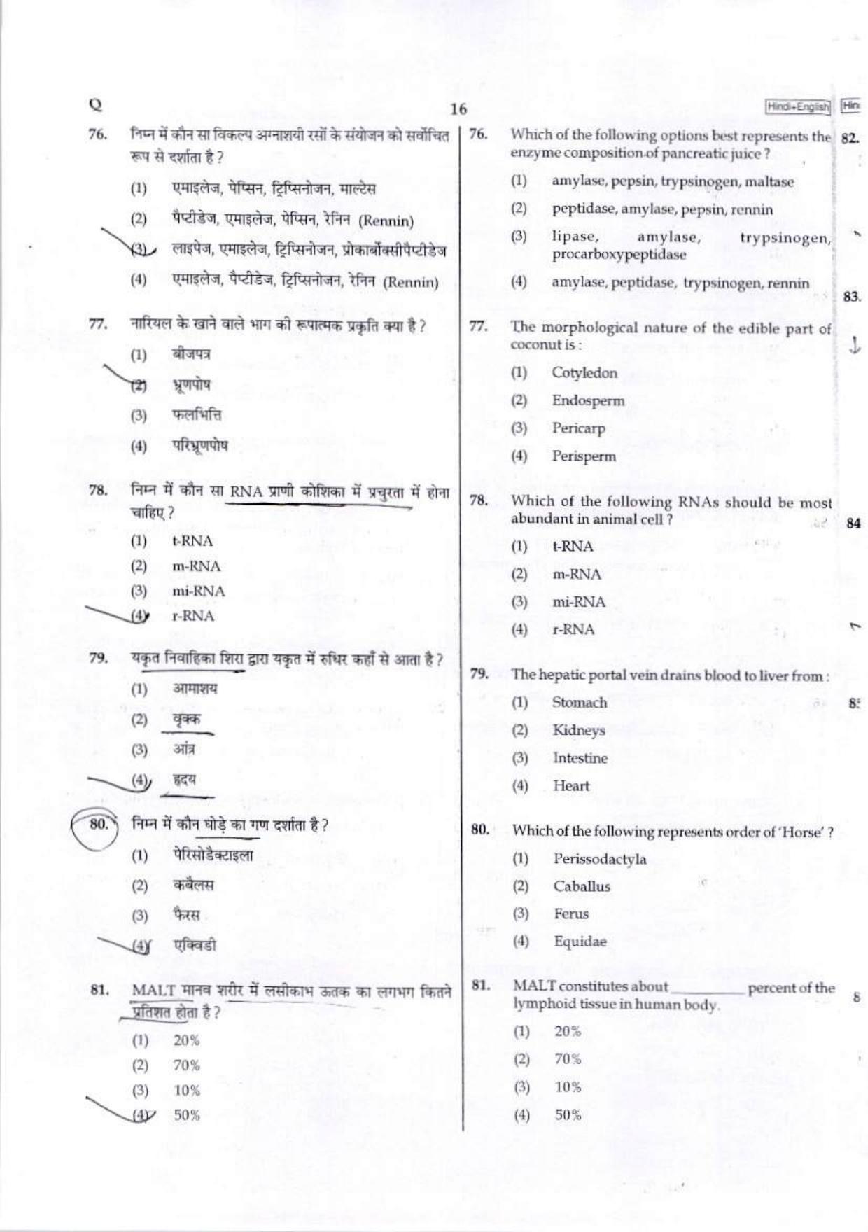 NEET Code Q 2017 Question Paper - Page 15
