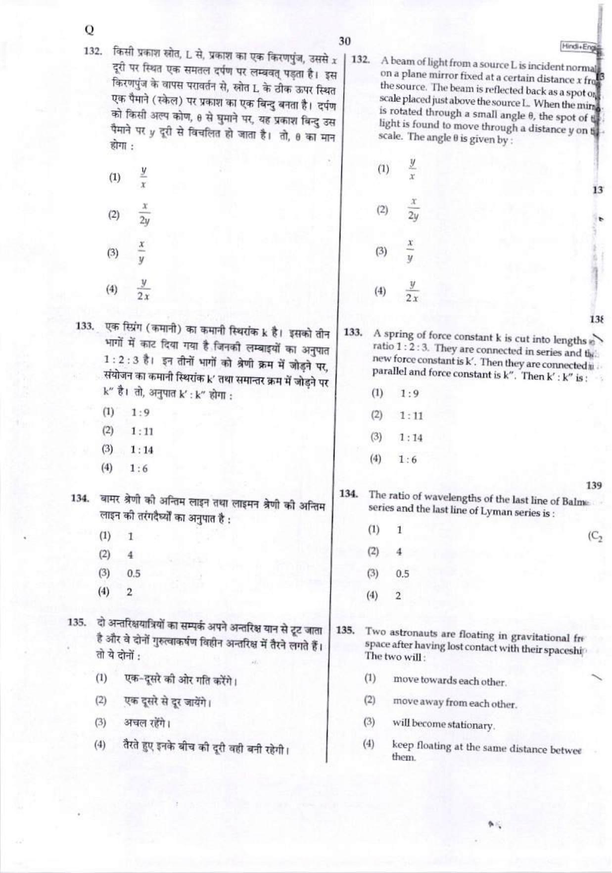 NEET Code Q 2017 Question Paper - Page 29