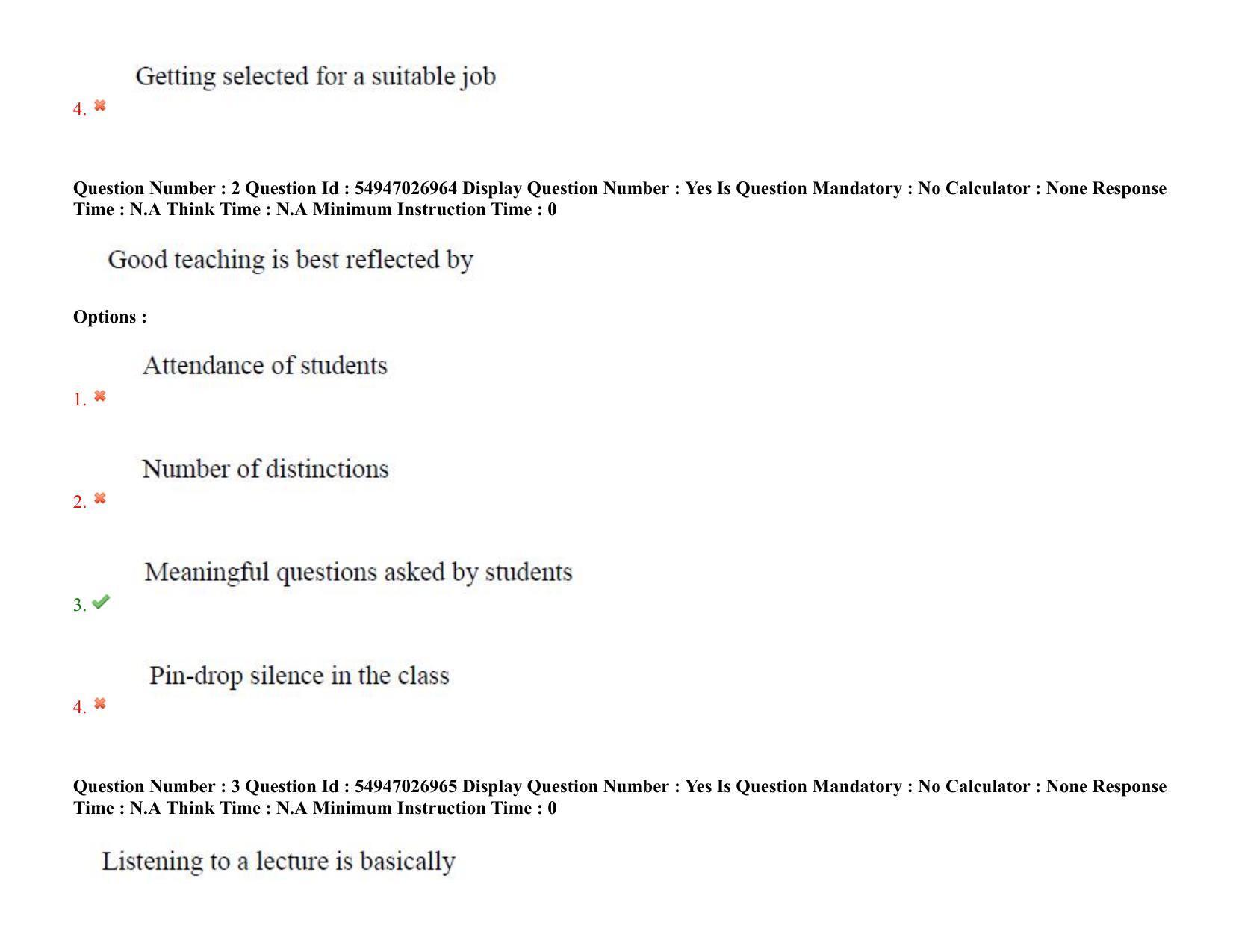 AP RCET 2022: Tourism Management -  18-10-2022 (Tuesday) Session-II: Question Paper With keys - Page 3