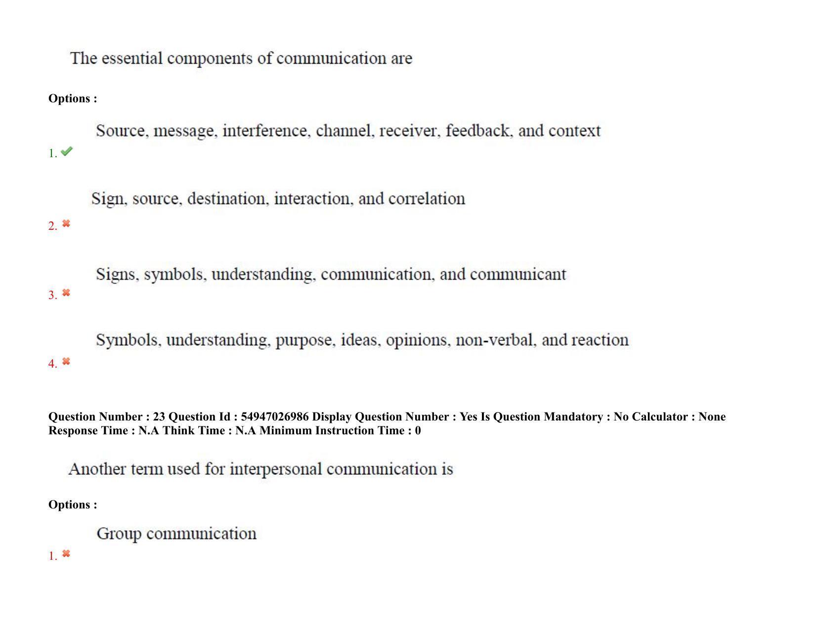AP RCET 2022: Tourism Management -  18-10-2022 (Tuesday) Session-II: Question Paper With keys - Page 20