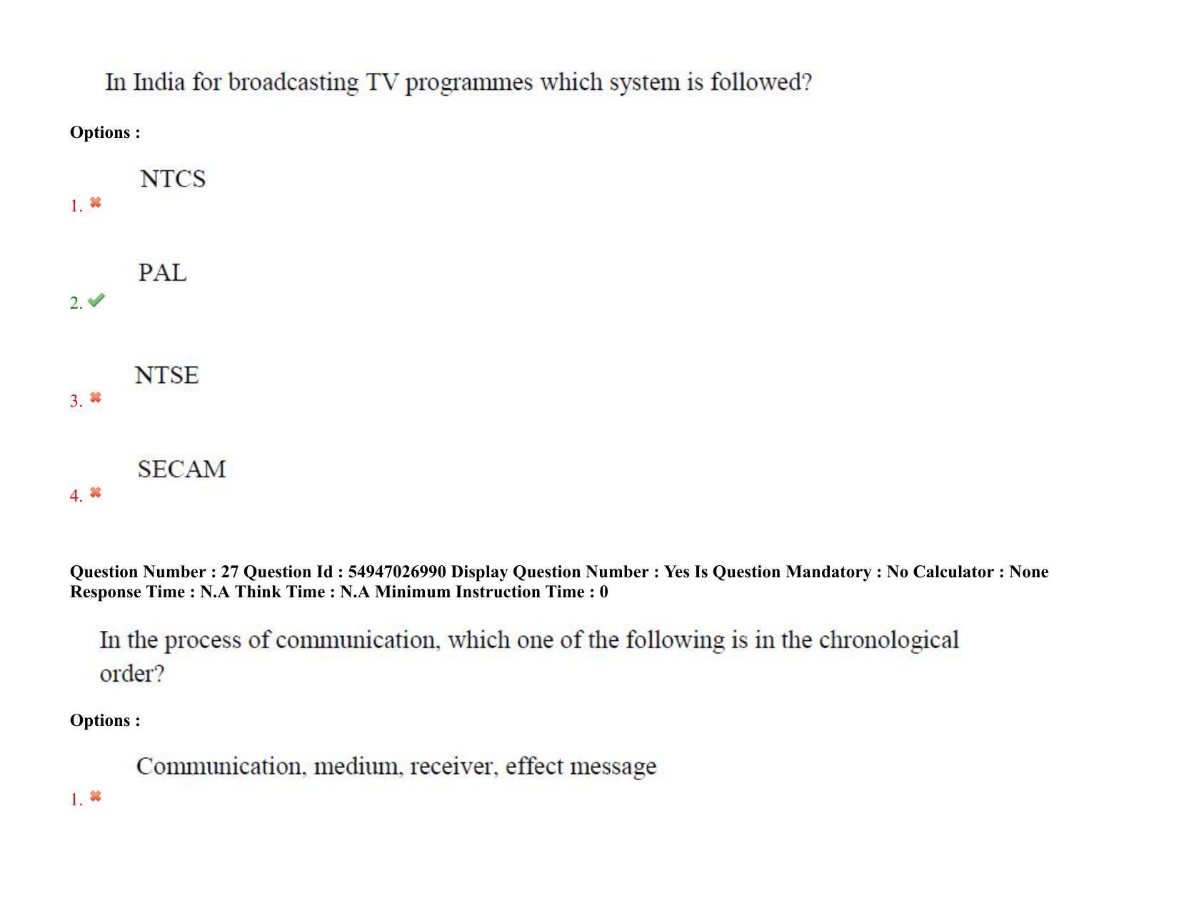 AP RCET 2022: Tourism Management -  18-10-2022 (Tuesday) Session-II: Question Paper With keys - Page 23