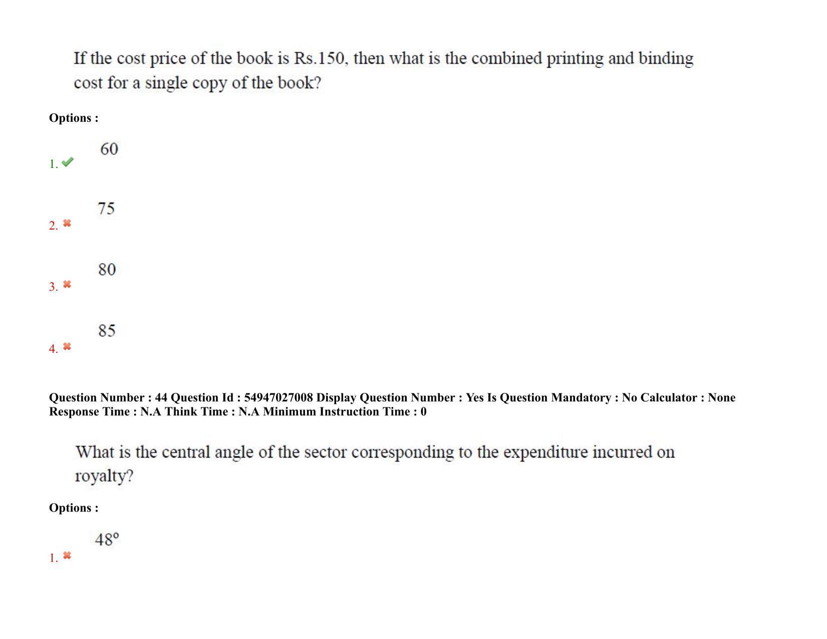 AP RCET 2022: Tourism Management -  18-10-2022 (Tuesday) Session-II: Question Paper With keys - Page 40