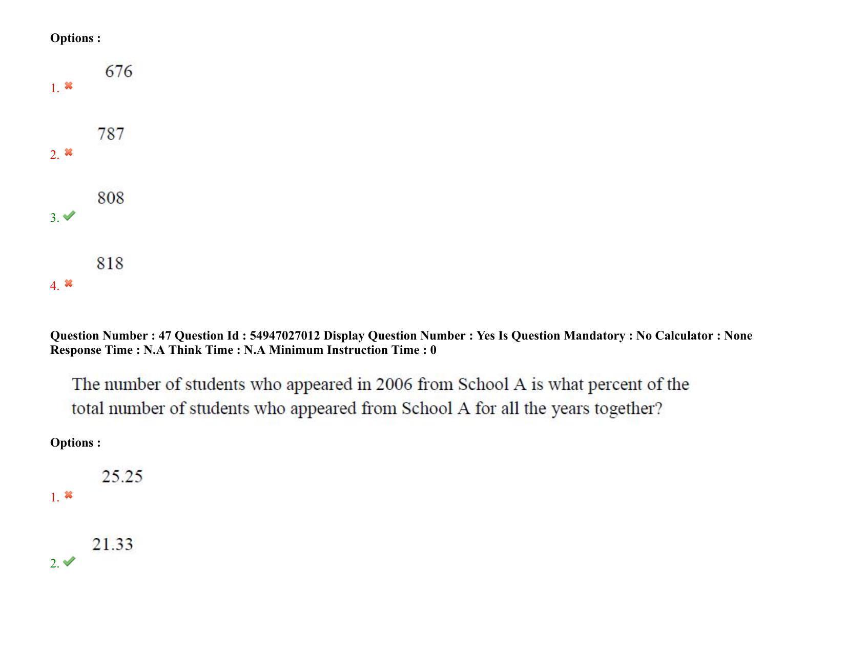AP RCET 2022: Tourism Management -  18-10-2022 (Tuesday) Session-II: Question Paper With keys - Page 43