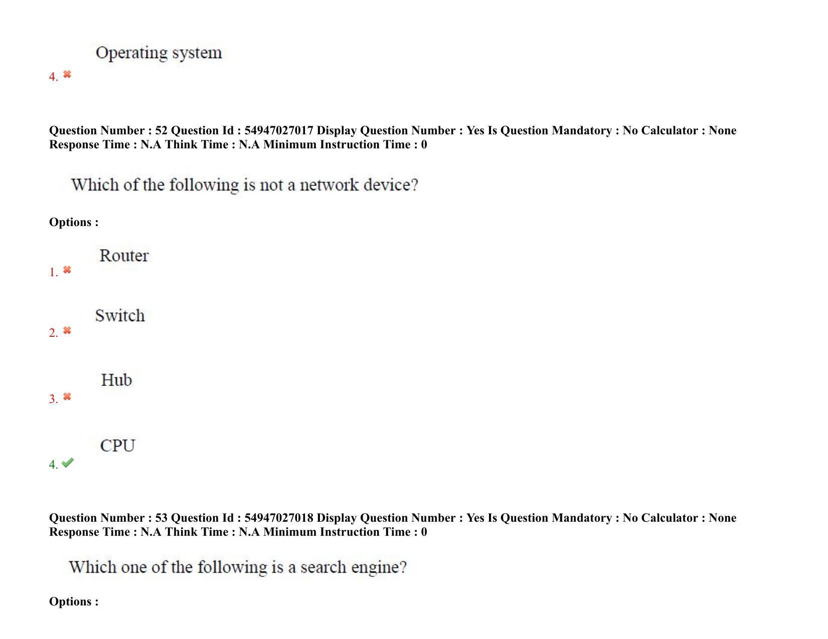 AP RCET 2022: Tourism Management -  18-10-2022 (Tuesday) Session-II: Question Paper With keys - Page 47