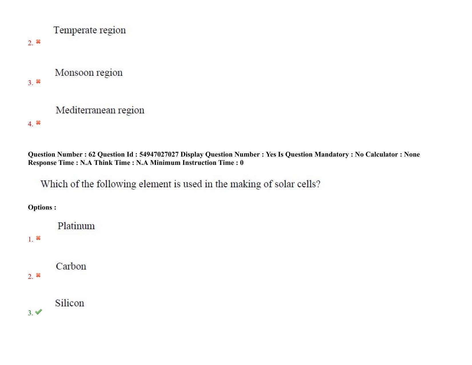AP RCET 2022: Tourism Management -  18-10-2022 (Tuesday) Session-II: Question Paper With keys - Page 54