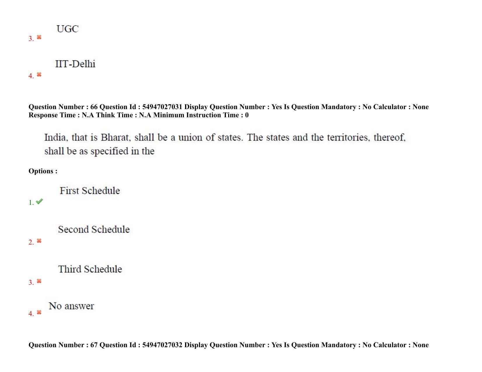 AP RCET 2022: Tourism Management -  18-10-2022 (Tuesday) Session-II: Question Paper With keys - Page 57