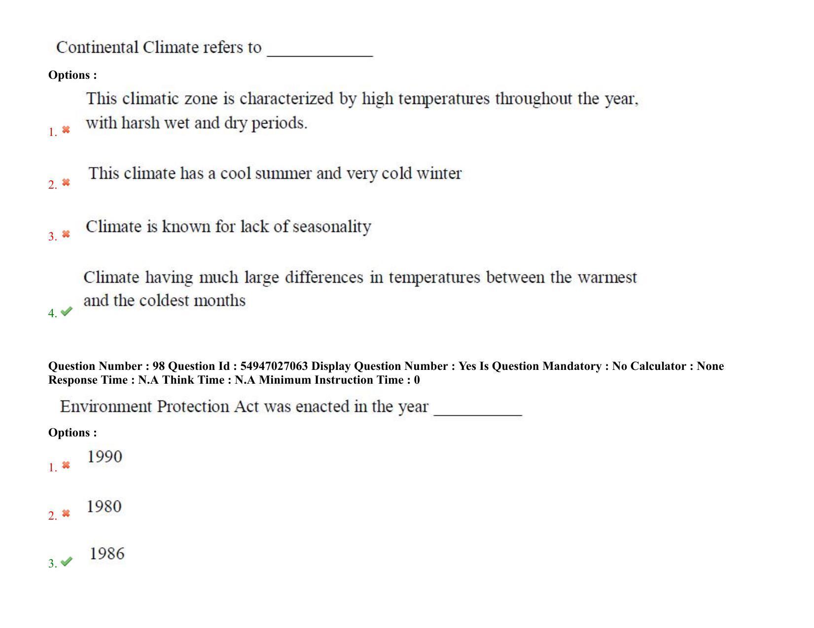 AP RCET 2022: Tourism Management -  18-10-2022 (Tuesday) Session-II: Question Paper With keys - Page 77