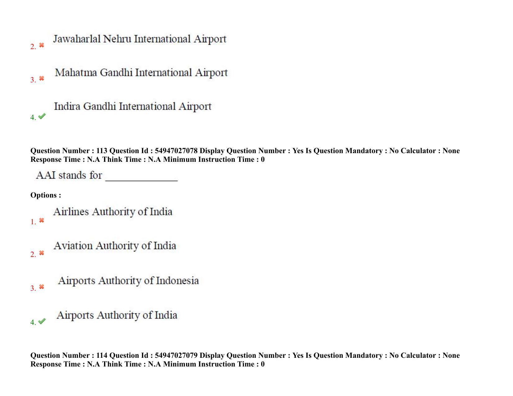 AP RCET 2022: Tourism Management -  18-10-2022 (Tuesday) Session-II: Question Paper With keys - Page 86