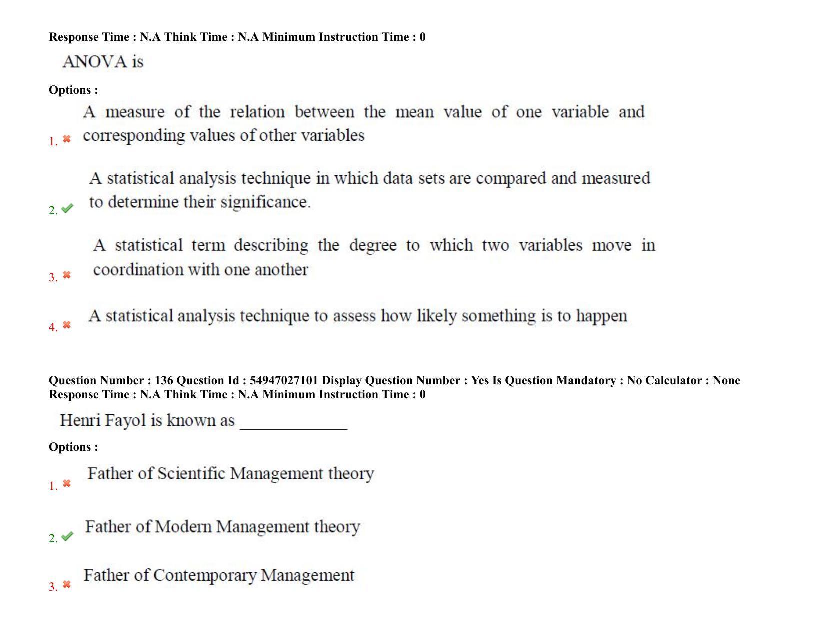 AP RCET 2022: Tourism Management -  18-10-2022 (Tuesday) Session-II: Question Paper With keys - Page 99