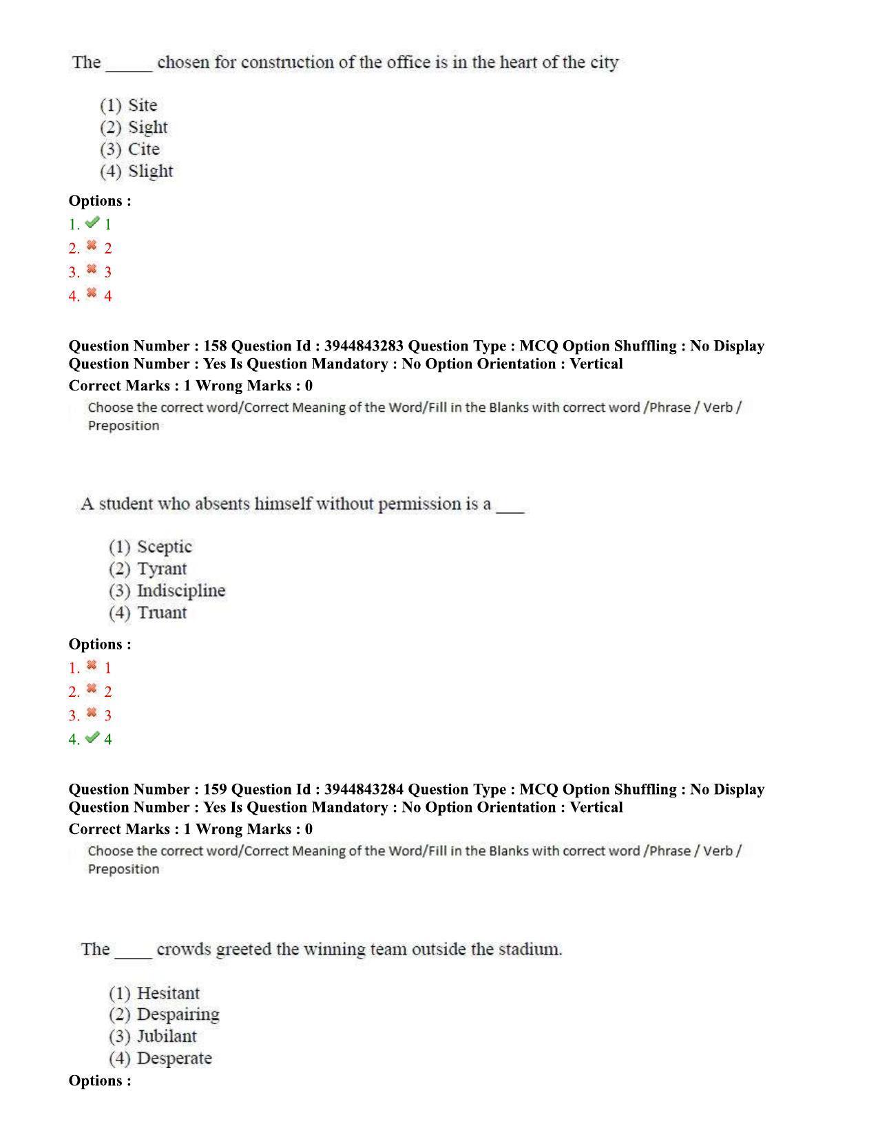 TS ICET 2020 Question Paper 1 - Sep 30, 2020 - Page 122