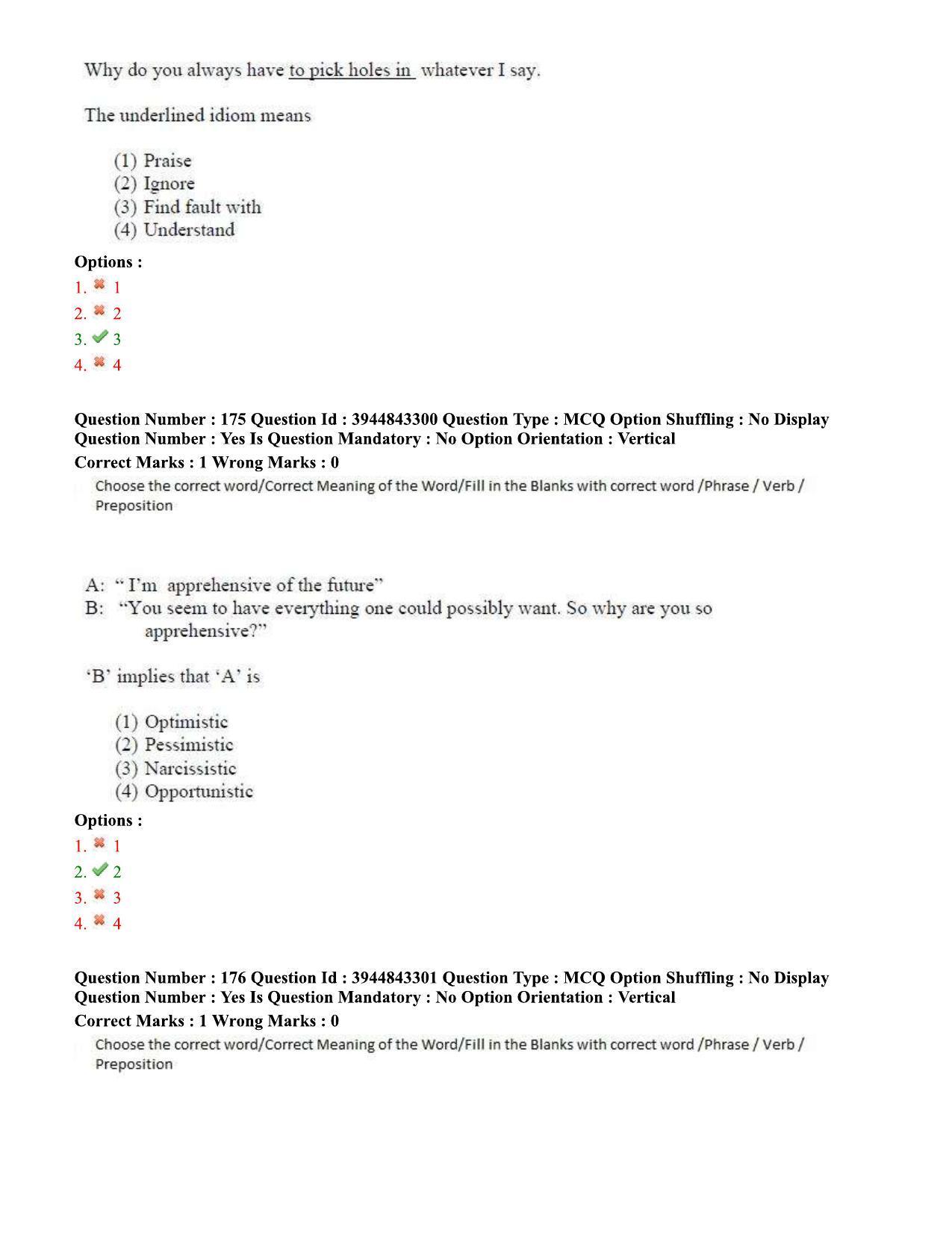 TS ICET 2020 Question Paper 1 - Sep 30, 2020 - Page 130