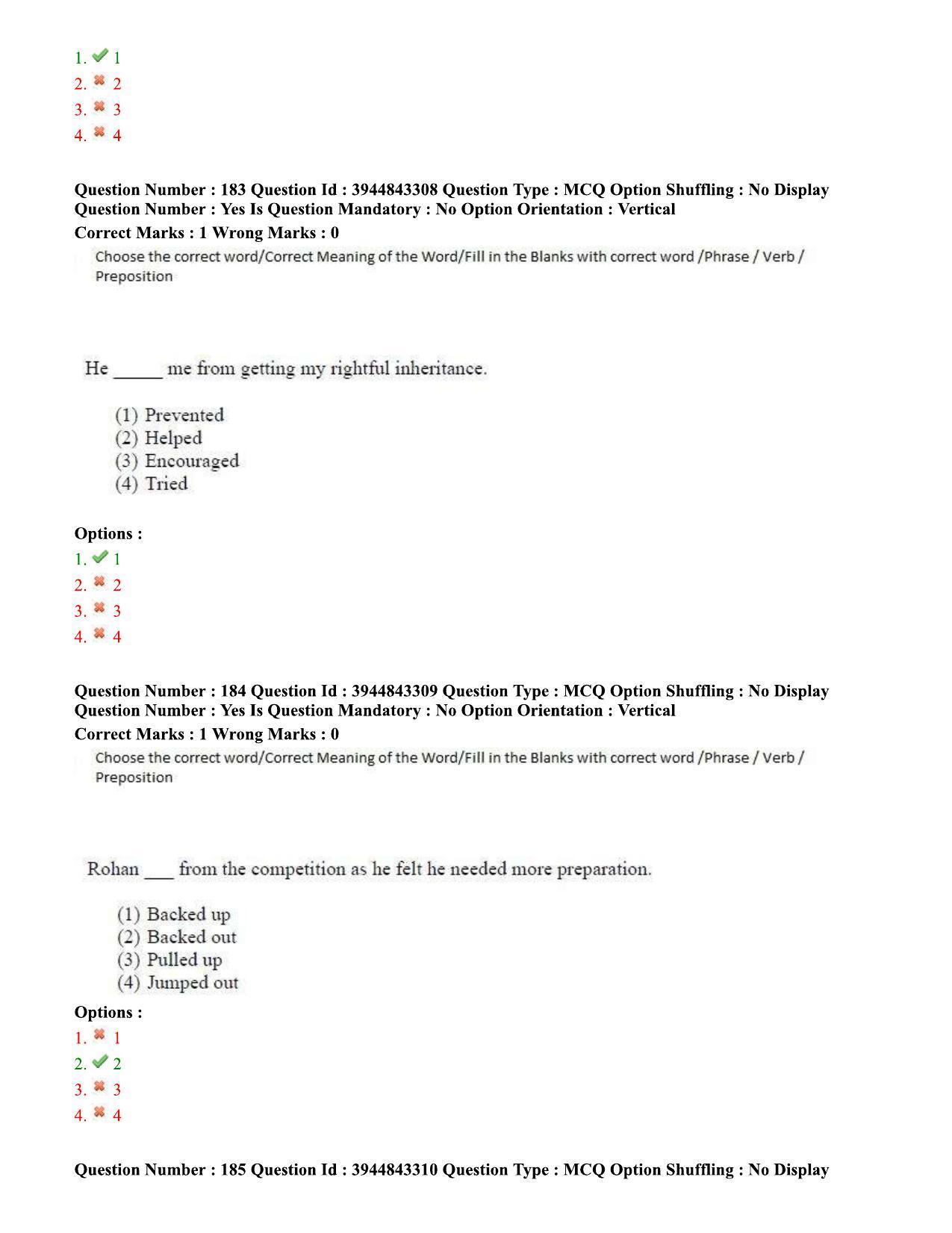 TS ICET 2020 Question Paper 1 - Sep 30, 2020 - Page 134
